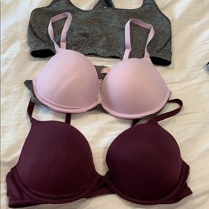 Lot of 3 Victoria Secret Bras size 36c